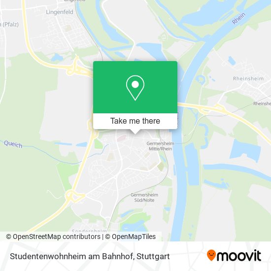 Studentenwohnheim am Bahnhof map