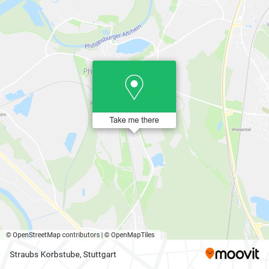 Straubs Korbstube map