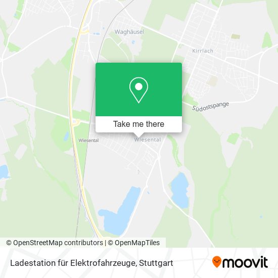 Карта Ladestation für Elektrofahrzeuge