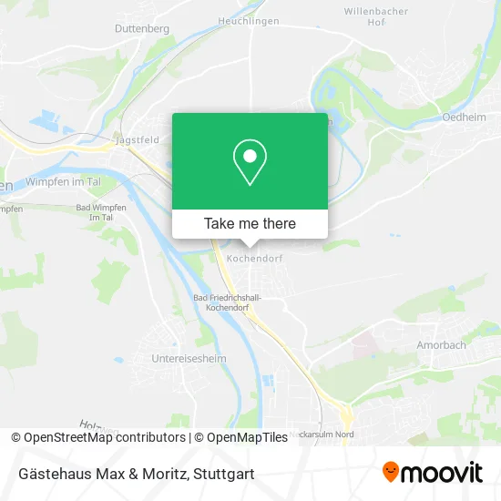 Карта Gästehaus Max & Moritz