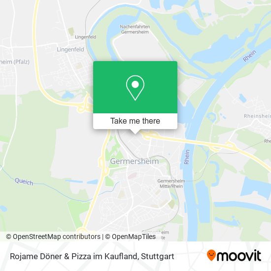 Rojame Döner & Pizza im Kaufland map