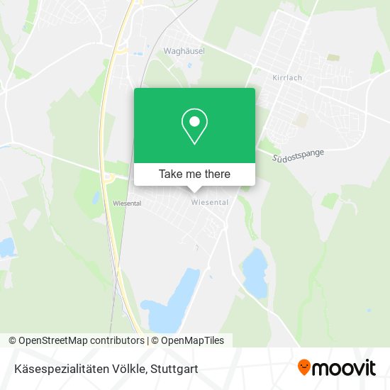 Käsespezialitäten Völkle map