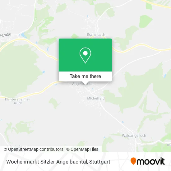 Карта Wochenmarkt Sitzler Angelbachtal