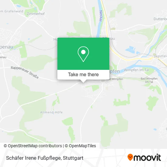 Карта Schäfer Irene Fußpflege