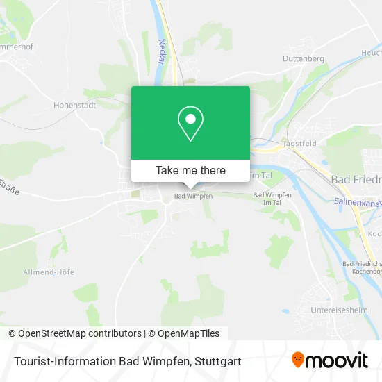 Карта Tourist-Information Bad Wimpfen
