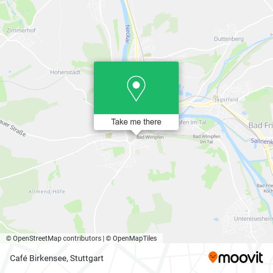Карта Café Birkensee