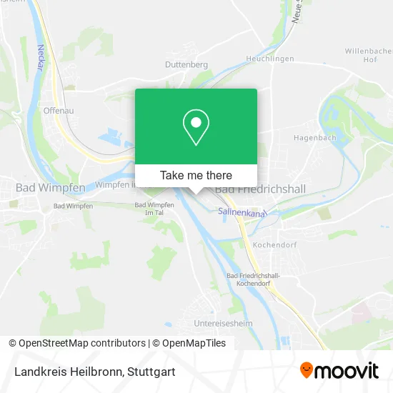 Карта Landkreis Heilbronn