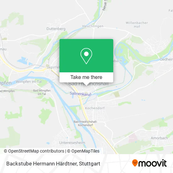 Карта Backstube Hermann Härdtner