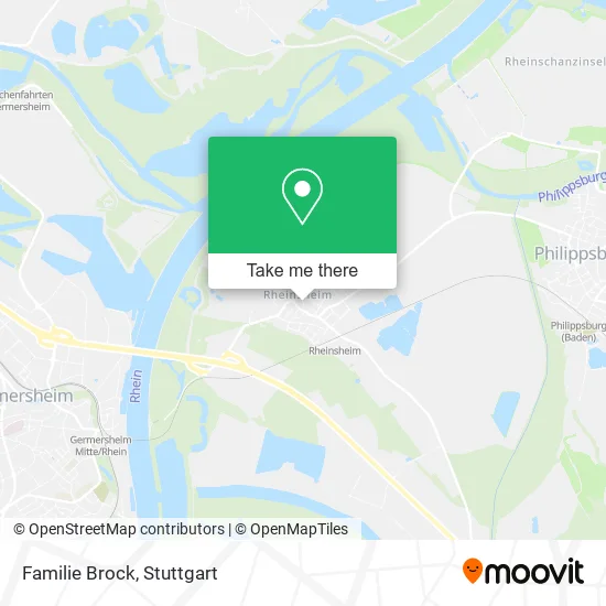 Карта Familie Brock