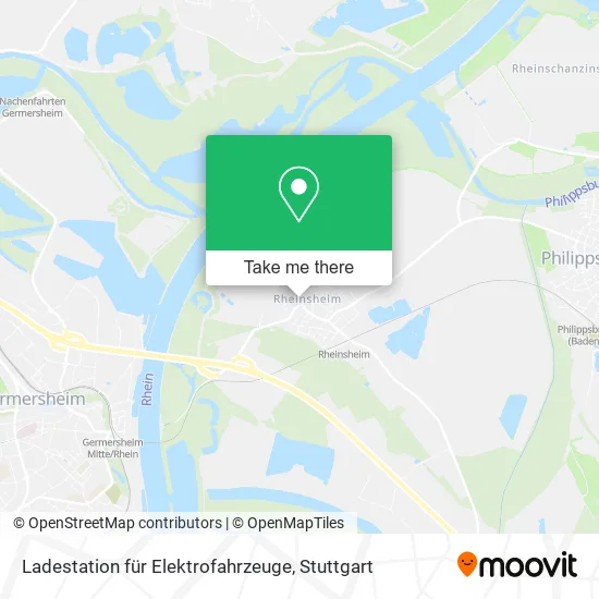 Карта Ladestation für Elektrofahrzeuge