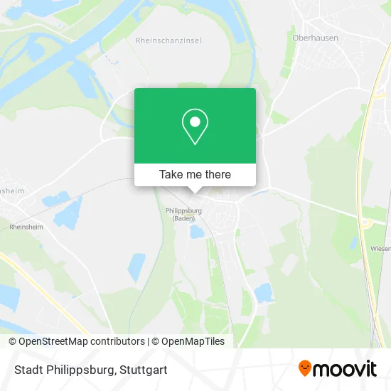 Карта Stadt Philippsburg