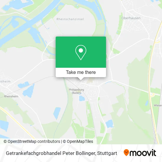 Карта Getrankefachgrobhandel Peter Bollinger