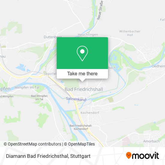 Diamann Bad Friedrichsthal map