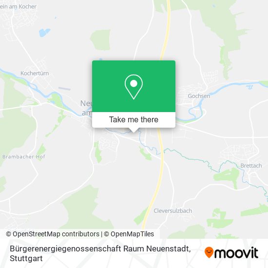 Bürgerenergiegenossenschaft Raum Neuenstadt map