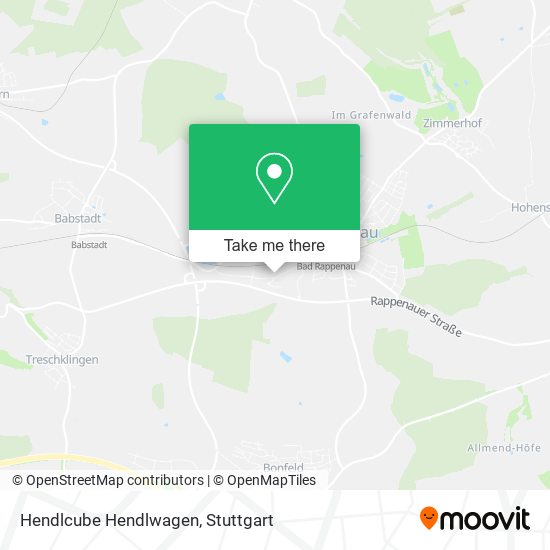Hendlcube Hendlwagen map