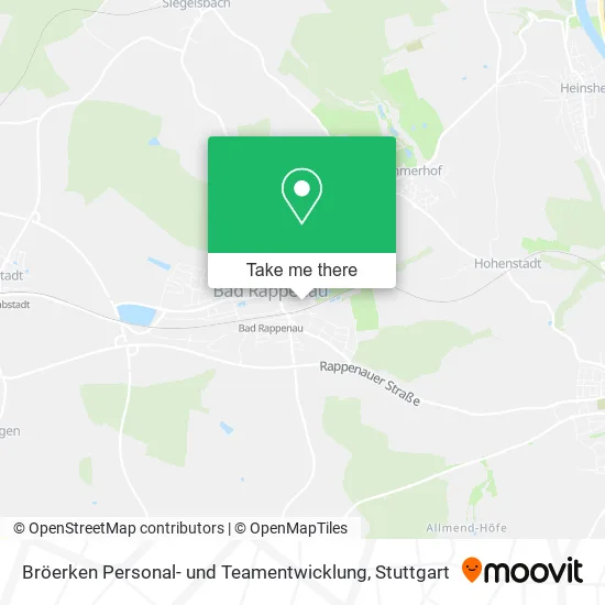 Карта Bröerken Personal- und Teamentwicklung