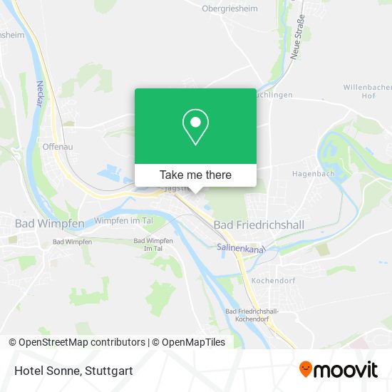 Hotel Sonne map