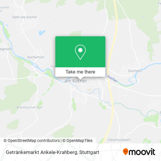 Getränkemarkt Ankele-Krahberg map