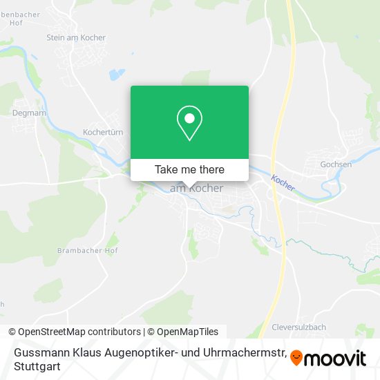Gussmann Klaus Augenoptiker- und Uhrmachermstr map