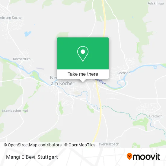 Карта Mangi E Bevi