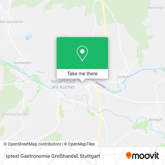 Iptext Gastronomie Großhandel map