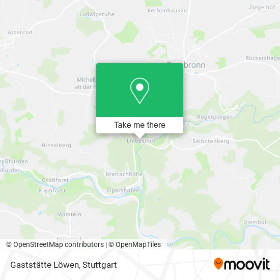 Карта Gaststätte Löwen