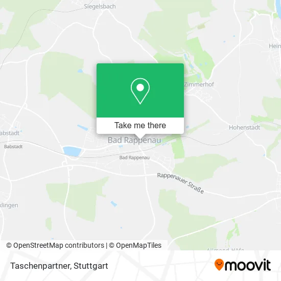 Карта Taschenpartner