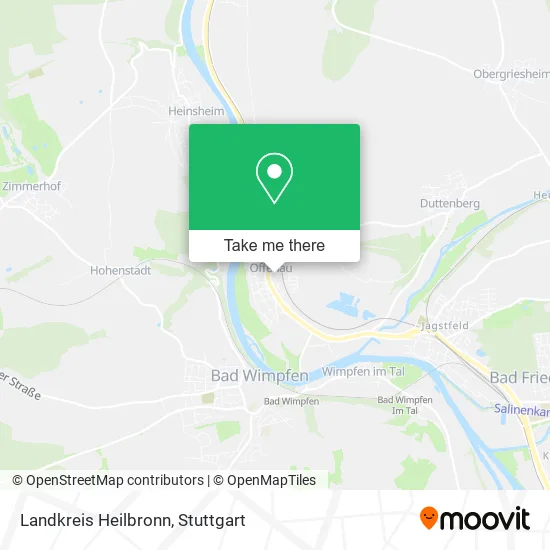 Карта Landkreis Heilbronn