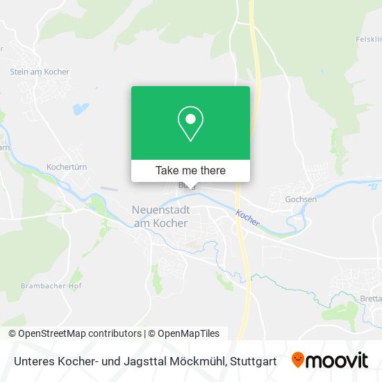 Unteres Kocher- und Jagsttal Möckmühl map