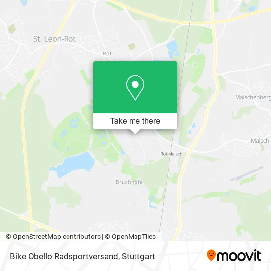 Карта Bike Obello Radsportversand