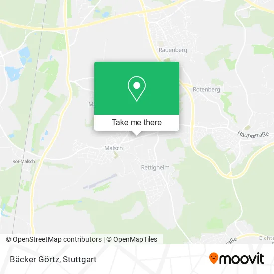 Карта Bäcker Görtz