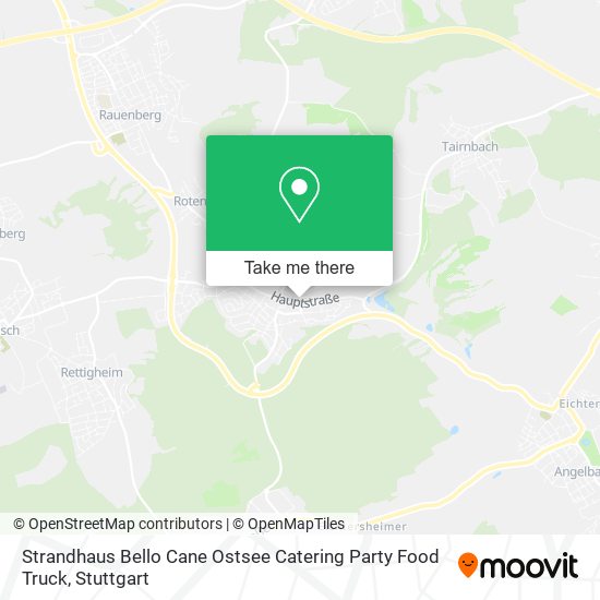 Strandhaus Bello Cane Ostsee Catering Party Food Truck map