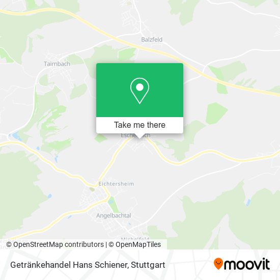 Getränkehandel Hans Schiener map
