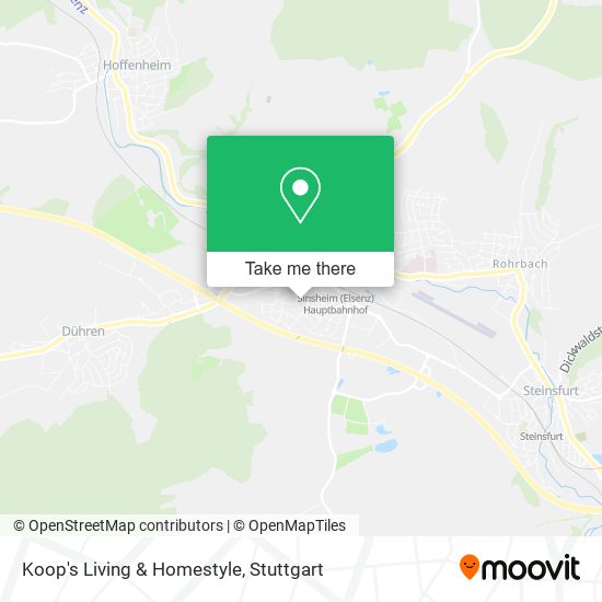 Koop's Living & Homestyle map