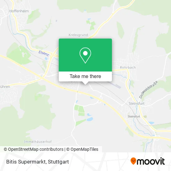 Карта Bitis Supermarkt