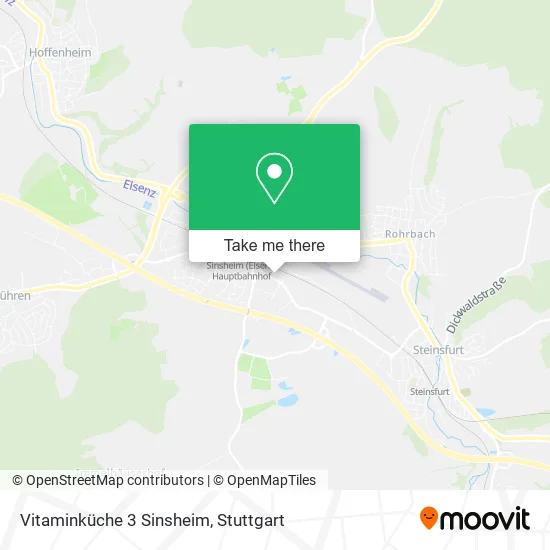 Карта Vitaminküche 3 Sinsheim