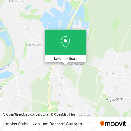 Карта Imbiss Stube - Kiosk am Bahnhof