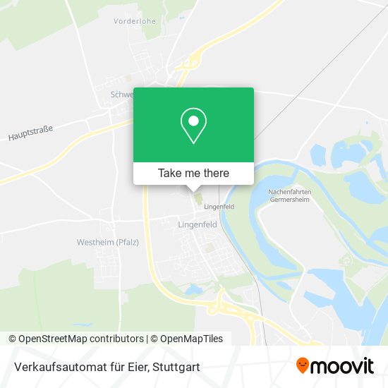 Карта Verkaufsautomat für Eier
