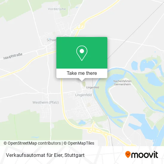 Карта Verkaufsautomat für Eier