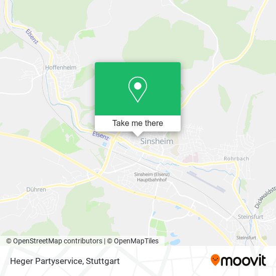 Heger Partyservice map