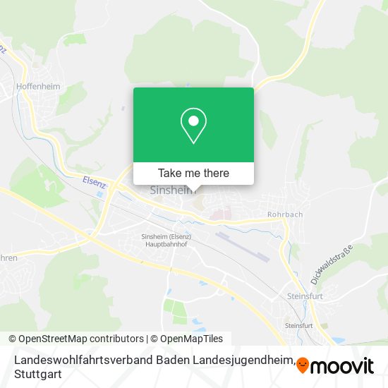 Landeswohlfahrtsverband Baden Landesjugendheim map