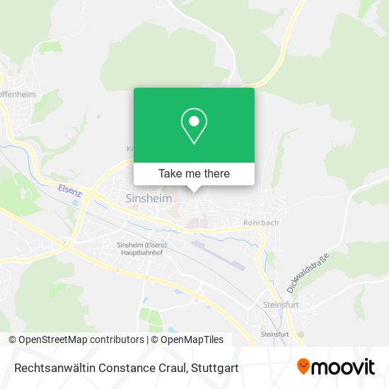 Карта Rechtsanwältin Constance Craul