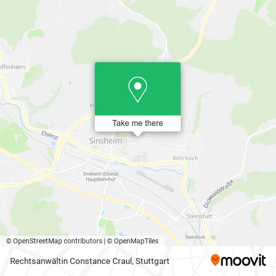 Карта Rechtsanwältin Constance Craul