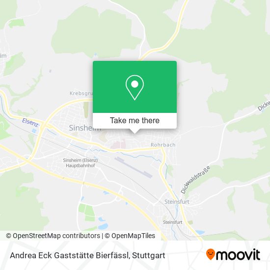Andrea Eck Gaststätte Bierfässl map