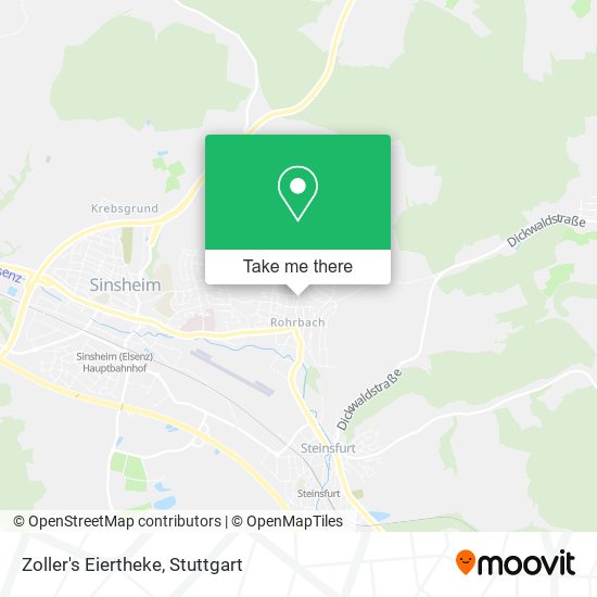 Карта Zoller's Eiertheke