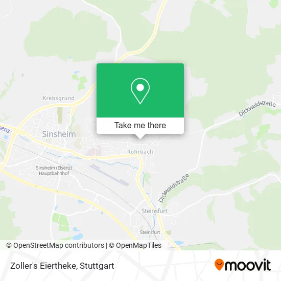 Карта Zoller's Eiertheke