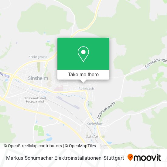 Markus Schumacher Elektroinstallationen map