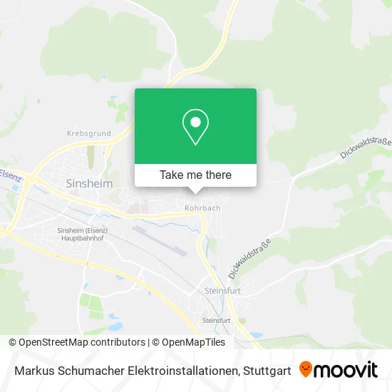 Карта Markus Schumacher Elektroinstallationen