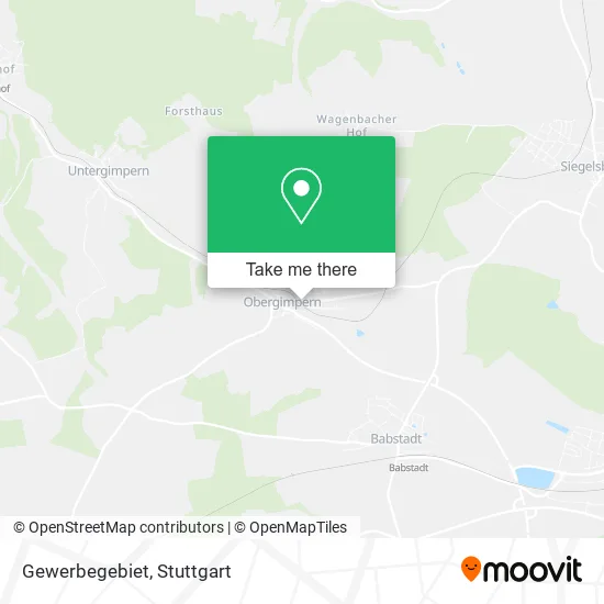 Карта Gewerbegebiet