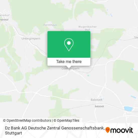 Карта Dz Bank AG Deutsche Zentral Genossenschaftsbank